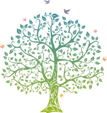 Footstep Tree Of Life Clipart.