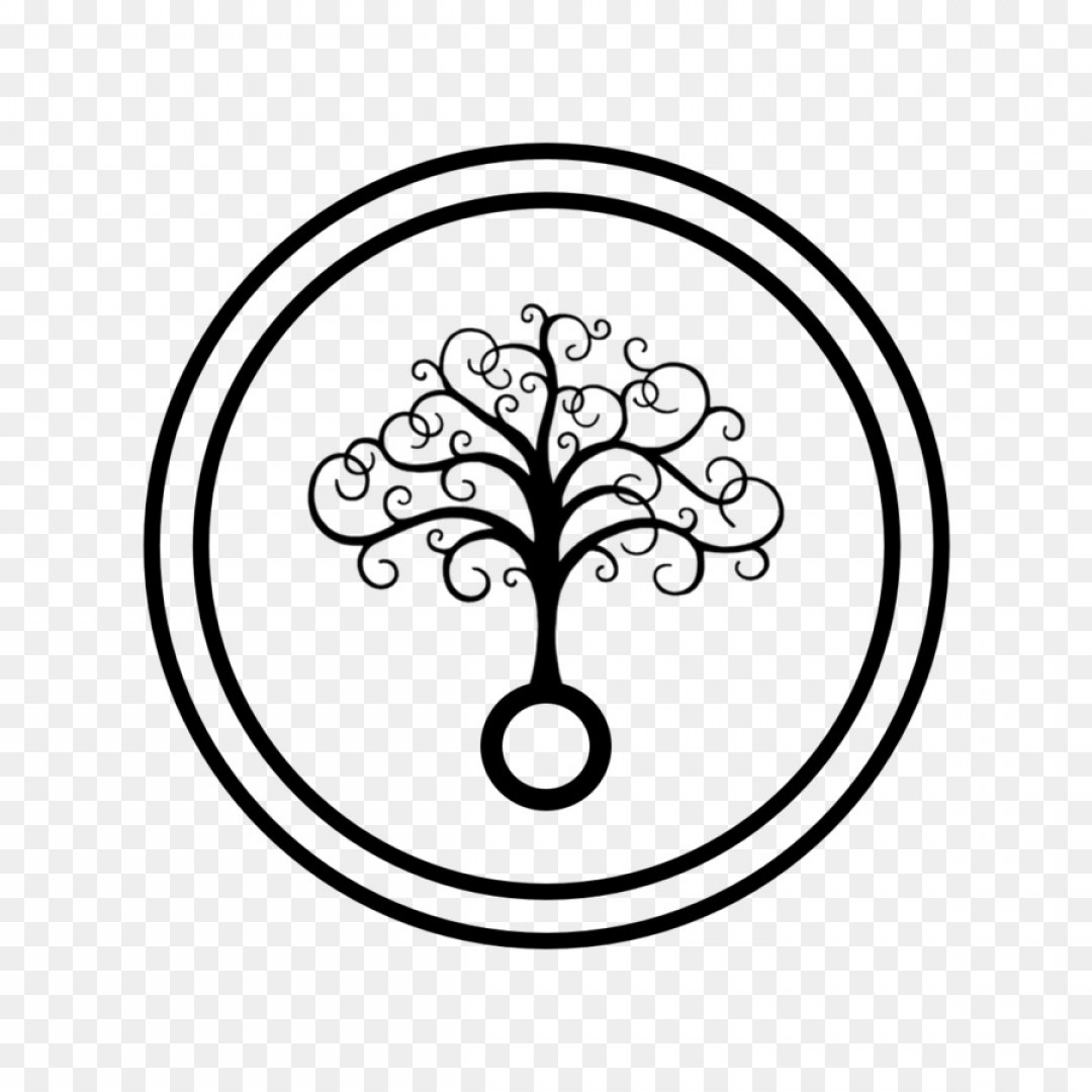 Silhouette Vector Tree Of Life.