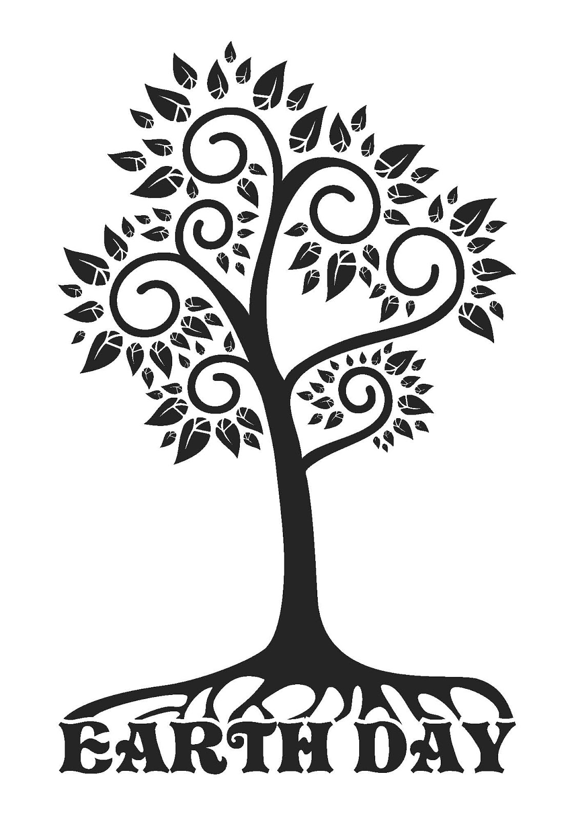 tree on earth clipart black and white 20 free Cliparts | Download
