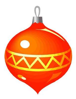 Free Christmas Ornaments Clipart.
