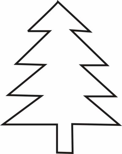 tree outline , Free clipart download.