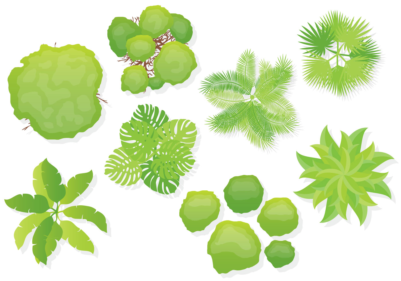 tree top view vector clipart 10 free Cliparts | Download images on