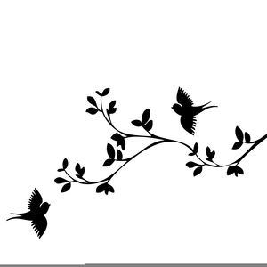 Birds In A Tree Clipart.