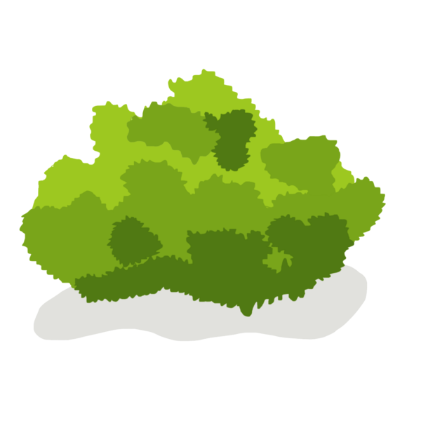 Bush tree clipart.