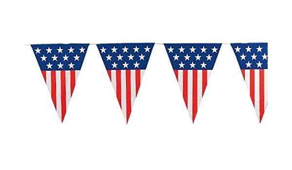 Amazon.com: Patriotic Spirit of America Jumbo Triangle (Red.