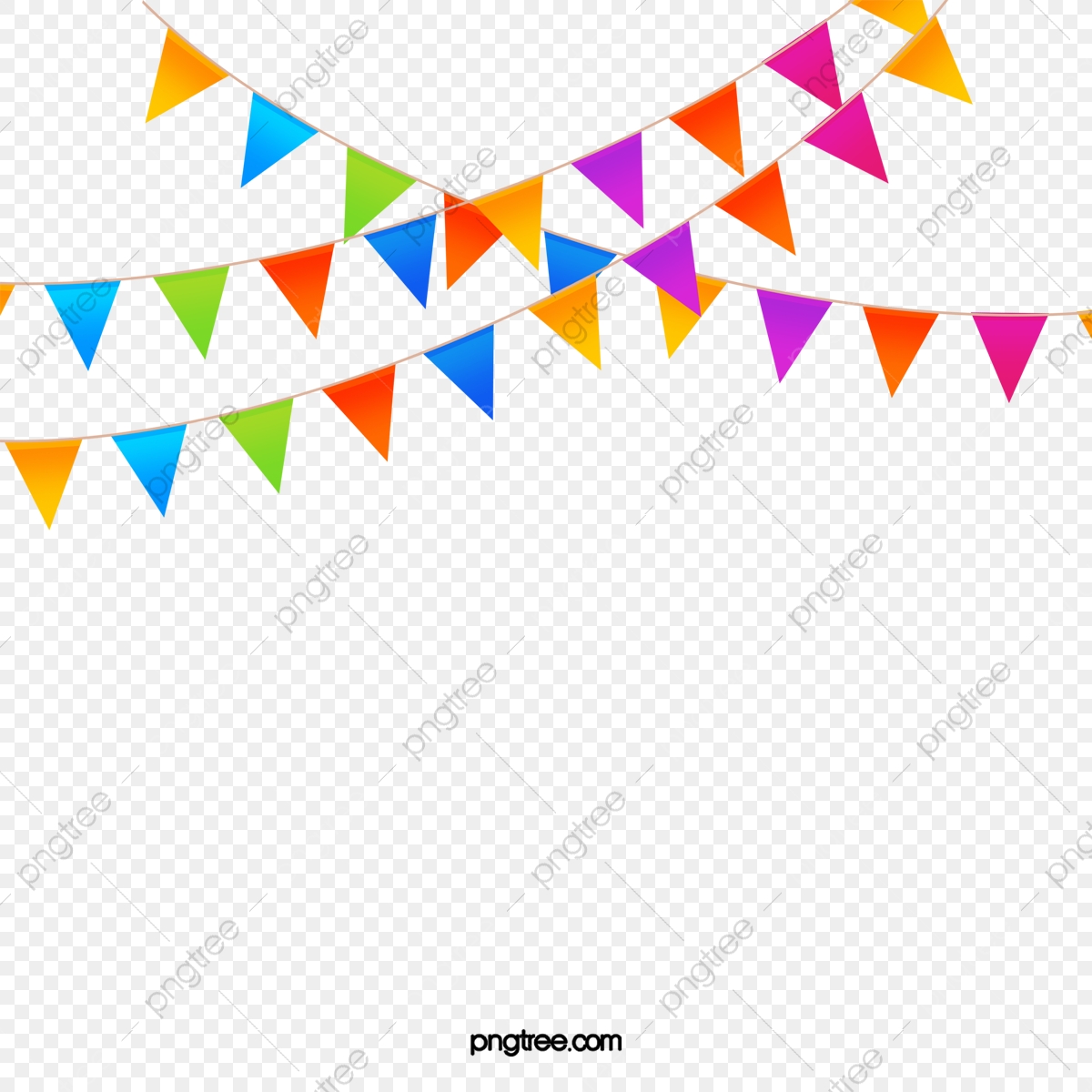 Bunting, Pennant, Banner PNG Transparent Clipart Image and.