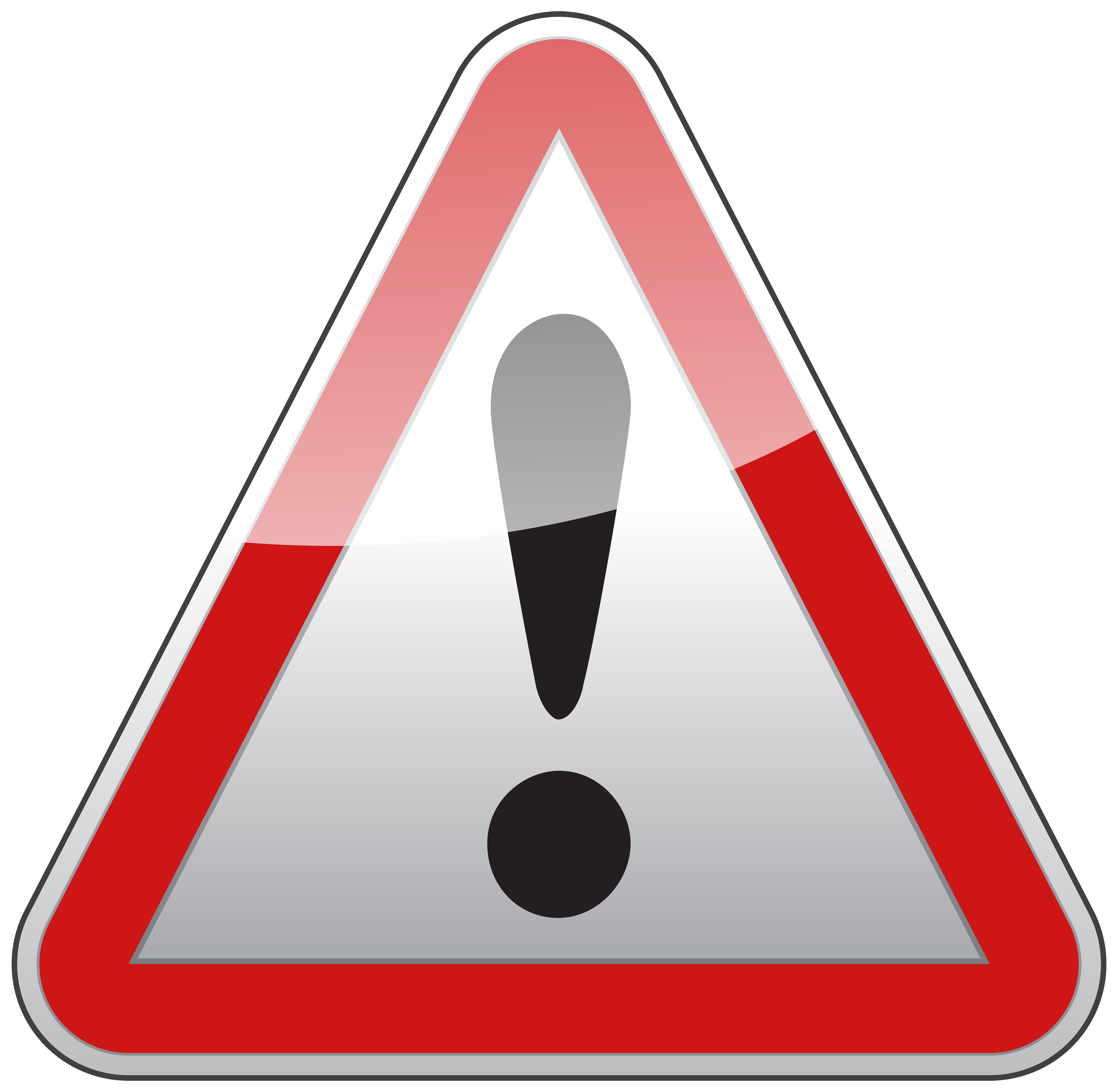 Triangle Warning Sign PNG Clipart.
