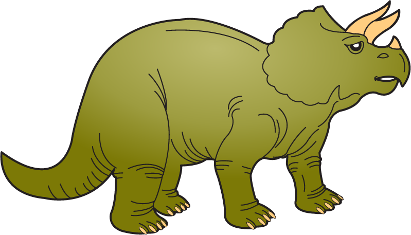 Triceratops clipart - Clipground