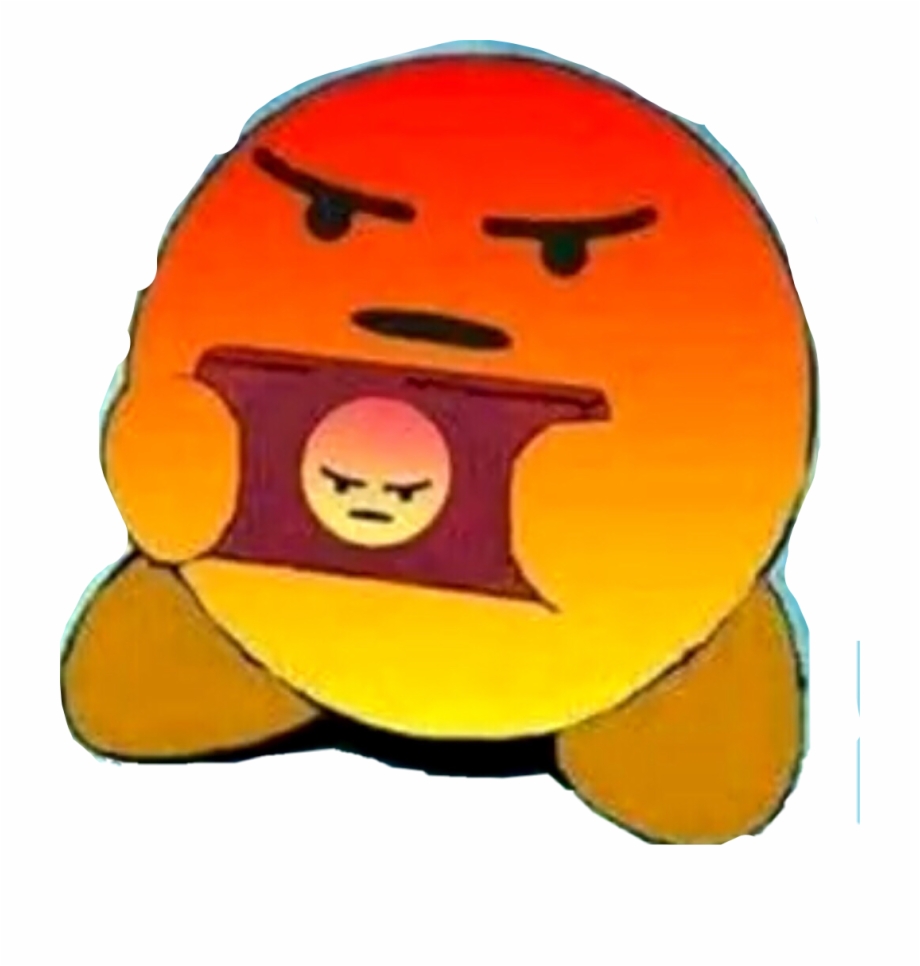 Kirby Mad Triggered Funny Red Memes Angry Kirby.