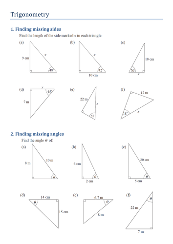 trigonometry worksheets 20 free Cliparts | Download images on