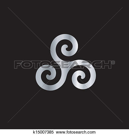 Triskelion Clip Art and Illustration. 33 triskelion clipart vector.