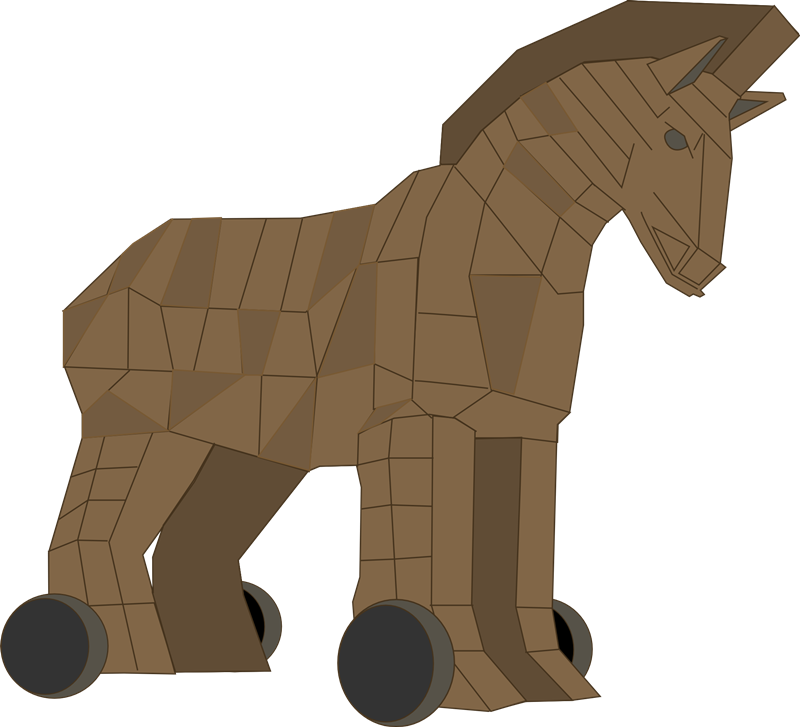 Trojan horse clip art.