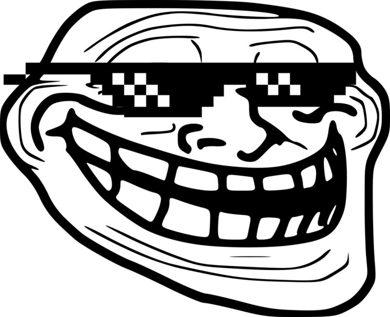 Download Free png Trollface PNG, Download PNG image with.