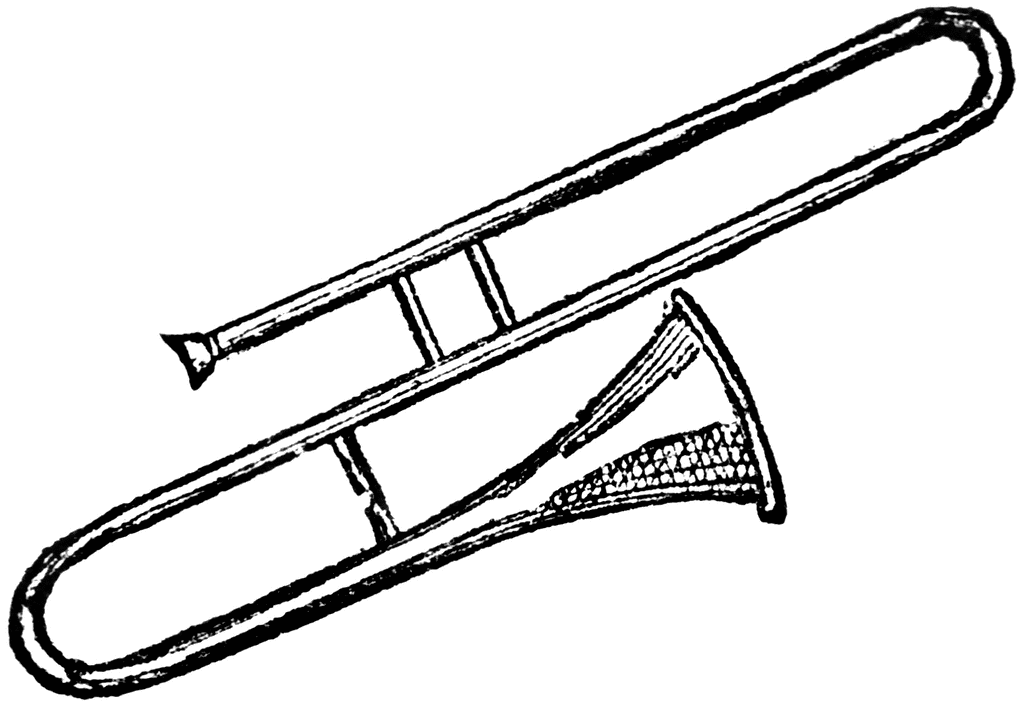 Trombone Clip Art.
