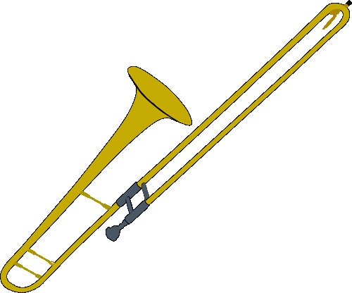 Trombone Clip Art At Clker Com Vector Clip Art, Trombone Free.
