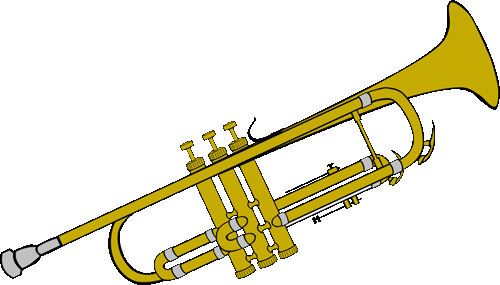 Trumpet clip art free clipart images 7.