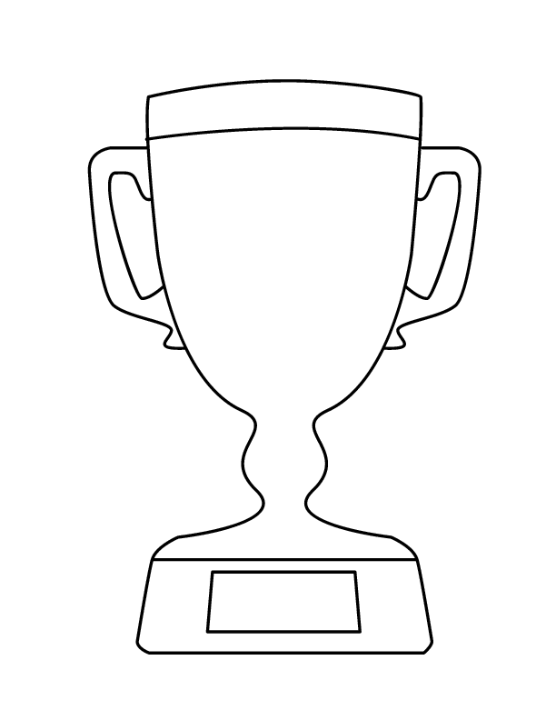 Trophy clipart black and white » Clipart Station.