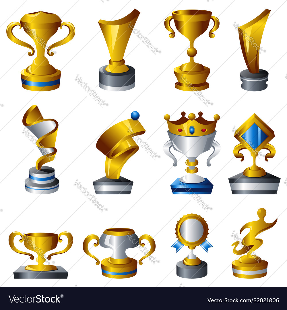 Trophy icons.