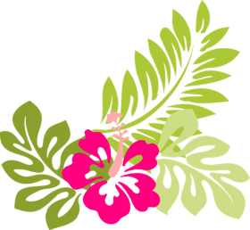 Download tropical flower clip art flowers clip art hawaiian.