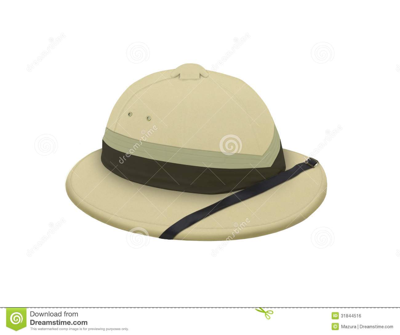 Explorer hat clipart.