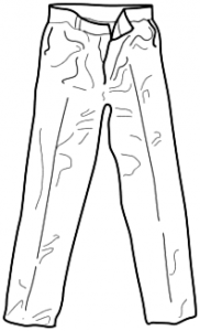 Trousers clipart black and white 3 » Clipart Station.