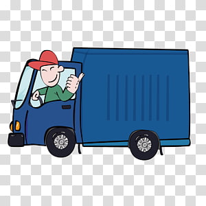 Truck Driver transparent background PNG cliparts free.