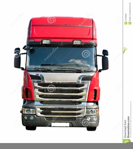Truck Front View Clipart.