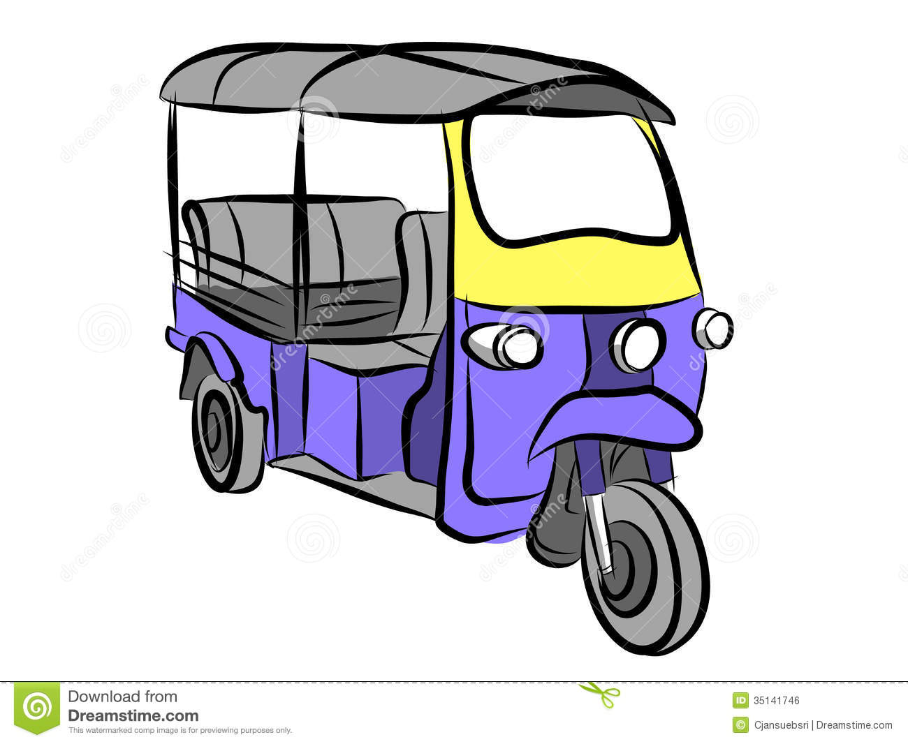 Tuk Tuk Clipart.