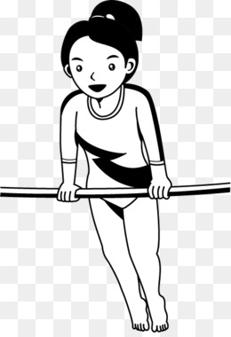 4846 Gymnastics free clipart.