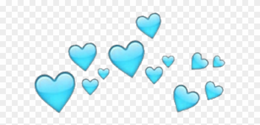 Blue Crown Tumblr Hearts Hearts Clipart (#2338428).