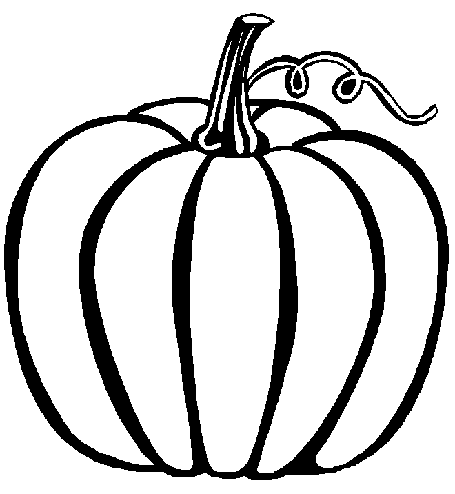 Thanksgiving Clipart For Kids Black And White.