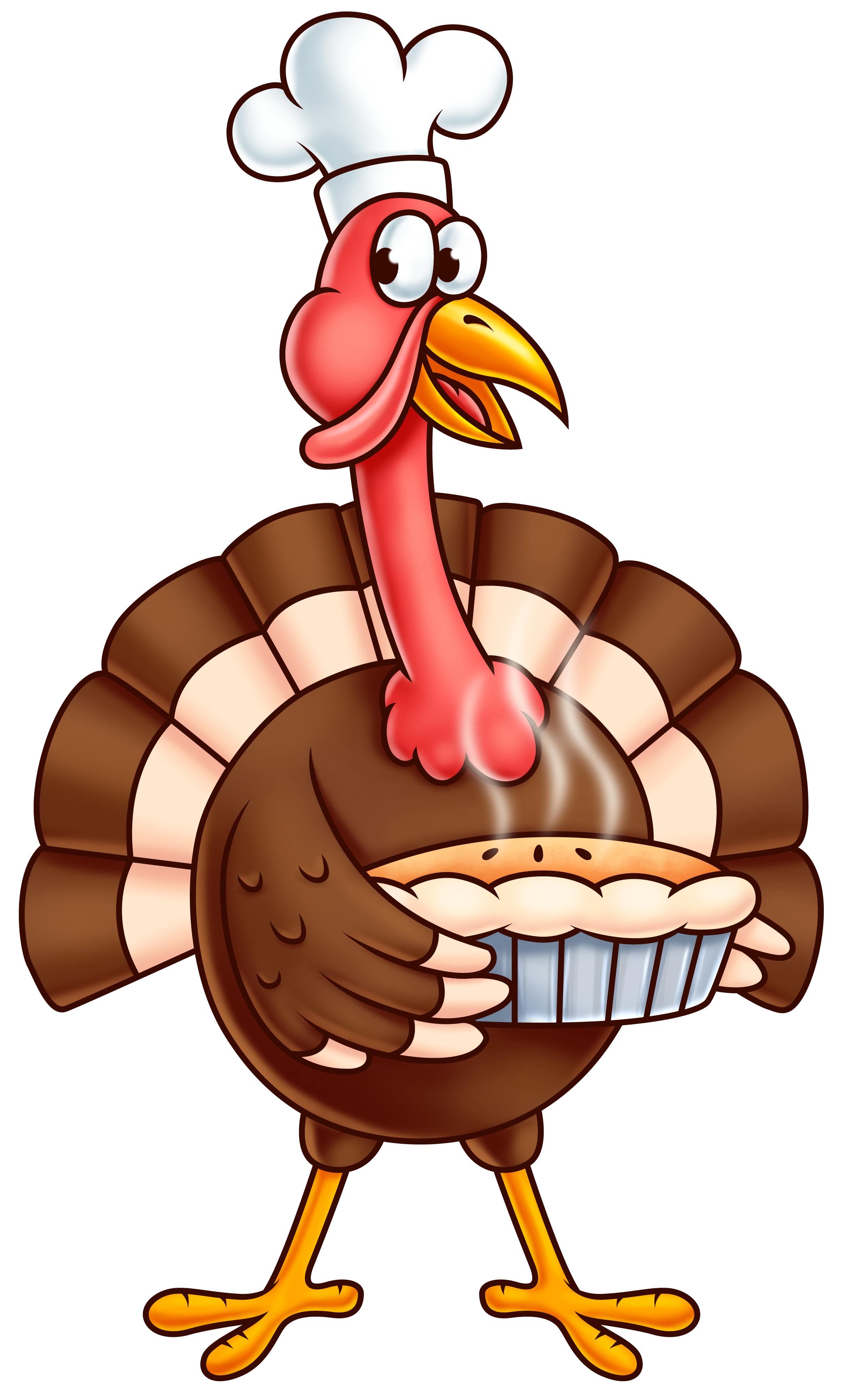 Thanksgiving Turkey PNG Clipart Image.