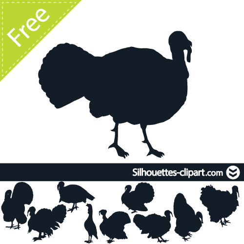Download turkey clipart silhouette 20 free Cliparts | Download images on Clipground 2021