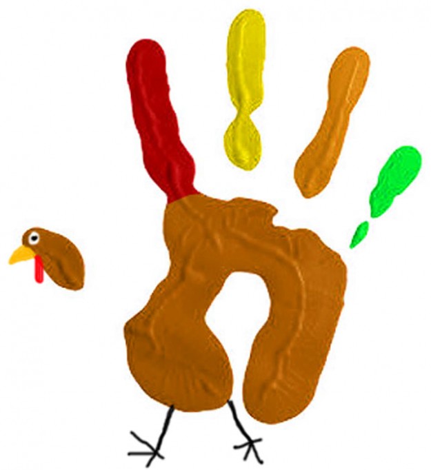 Turkey Handprint Clipart.