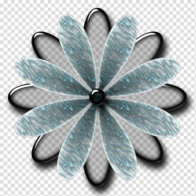 Decorative flowerses in, gray and black flower art.