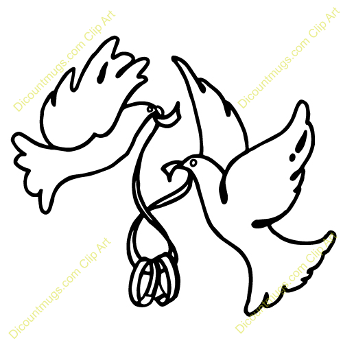 Download Free png Turtle Dove clipart black and.