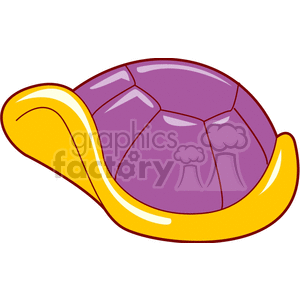 Colorful turtle shell clipart. Royalty.
