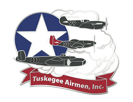 Tuskegee Airmen Custom Lapel Pin.