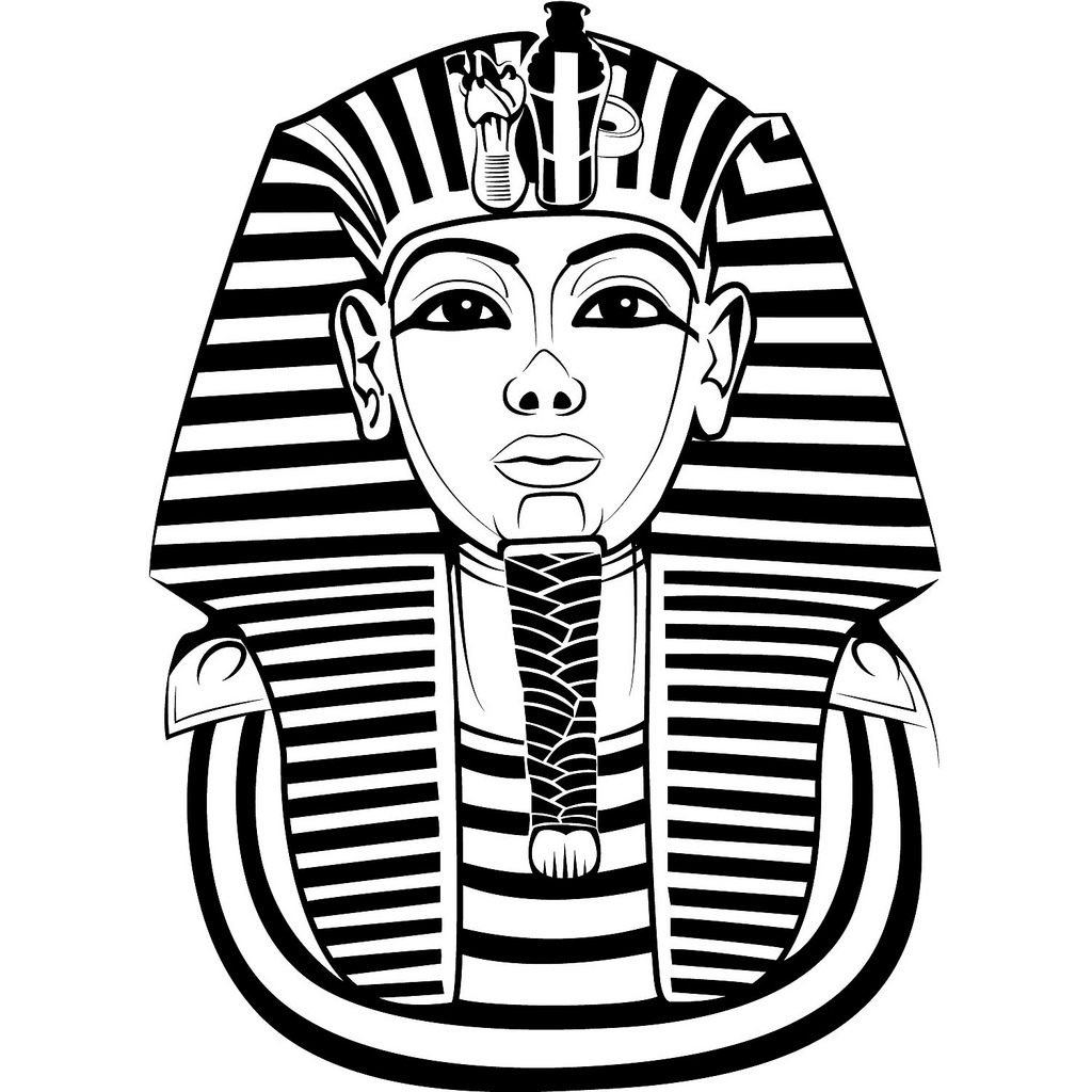 King pharaoh clipart.