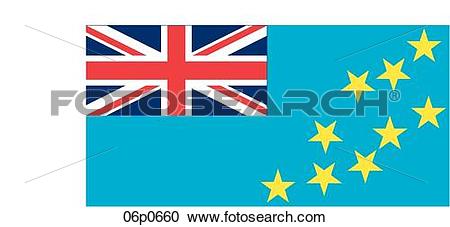 Clipart of tuvalu flag 04_97 06p0660.