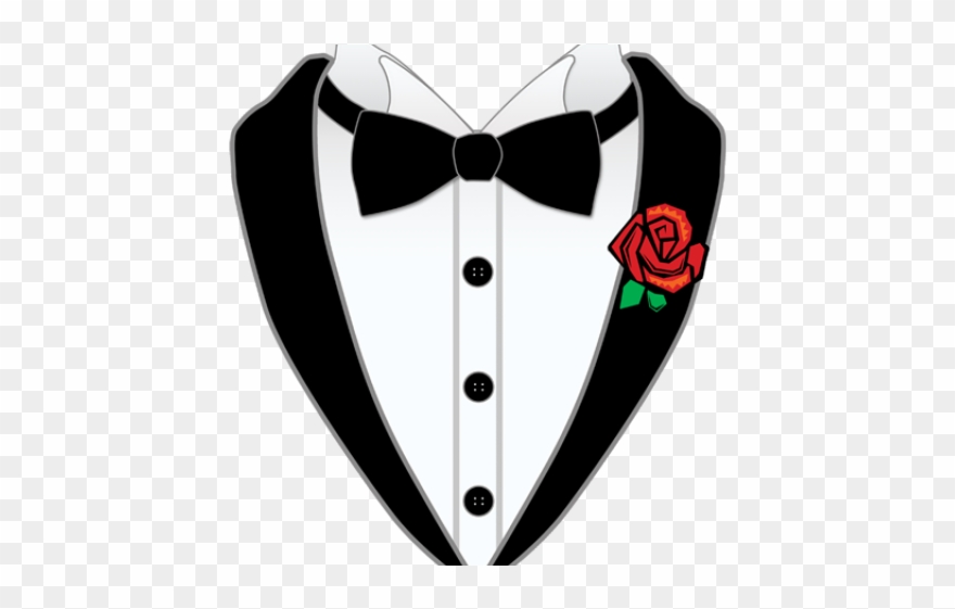 Tuxedo Groom Or Groomsman Wedding Party T Shirt Clipart.