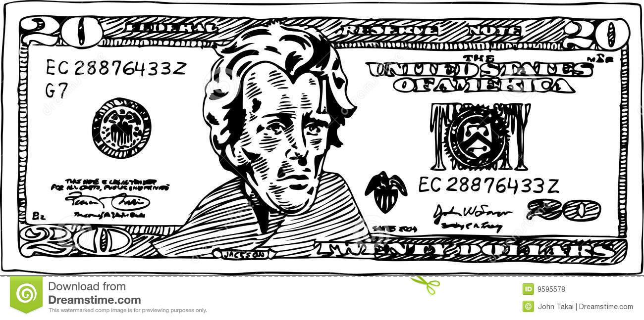 20 dollar bill clipart 4 » Clipart Station.