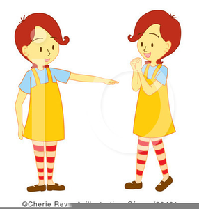 Free Twin Baby Girls Clipart.