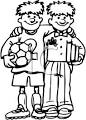 Clip Art Black And White Twins Clipart.