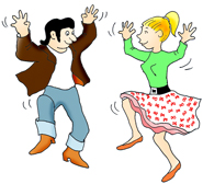 Twist Dance Clipart.