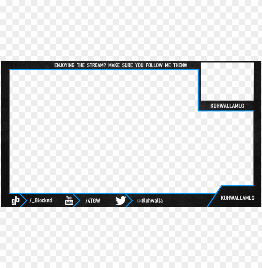 free pink webcam twitch overlay