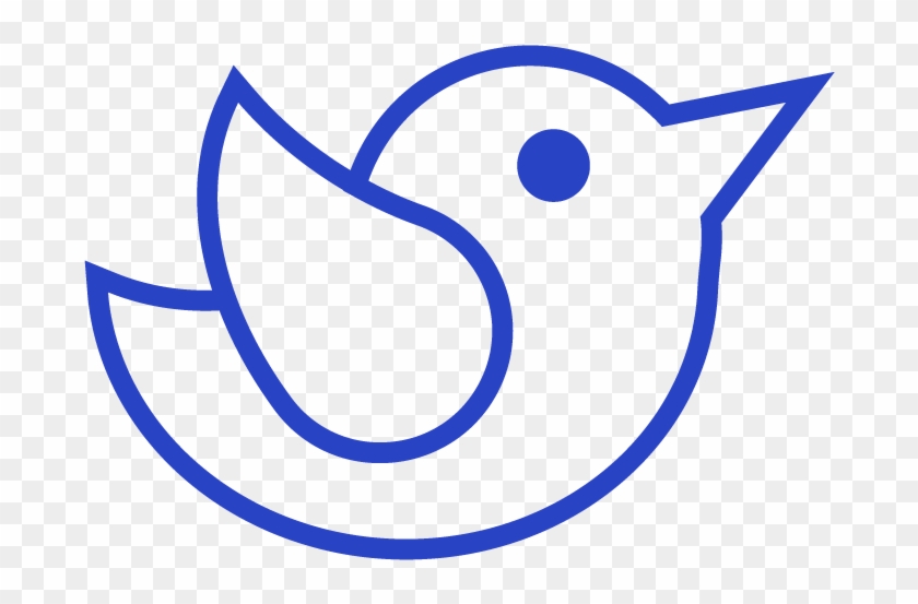 Outline Of Twitter Logo, HD Png Download (#598021).