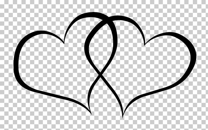 Heart Love , Wedding Heart , two hearts graphic art PNG.