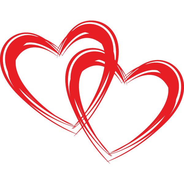 Double Heart Images Clipart.