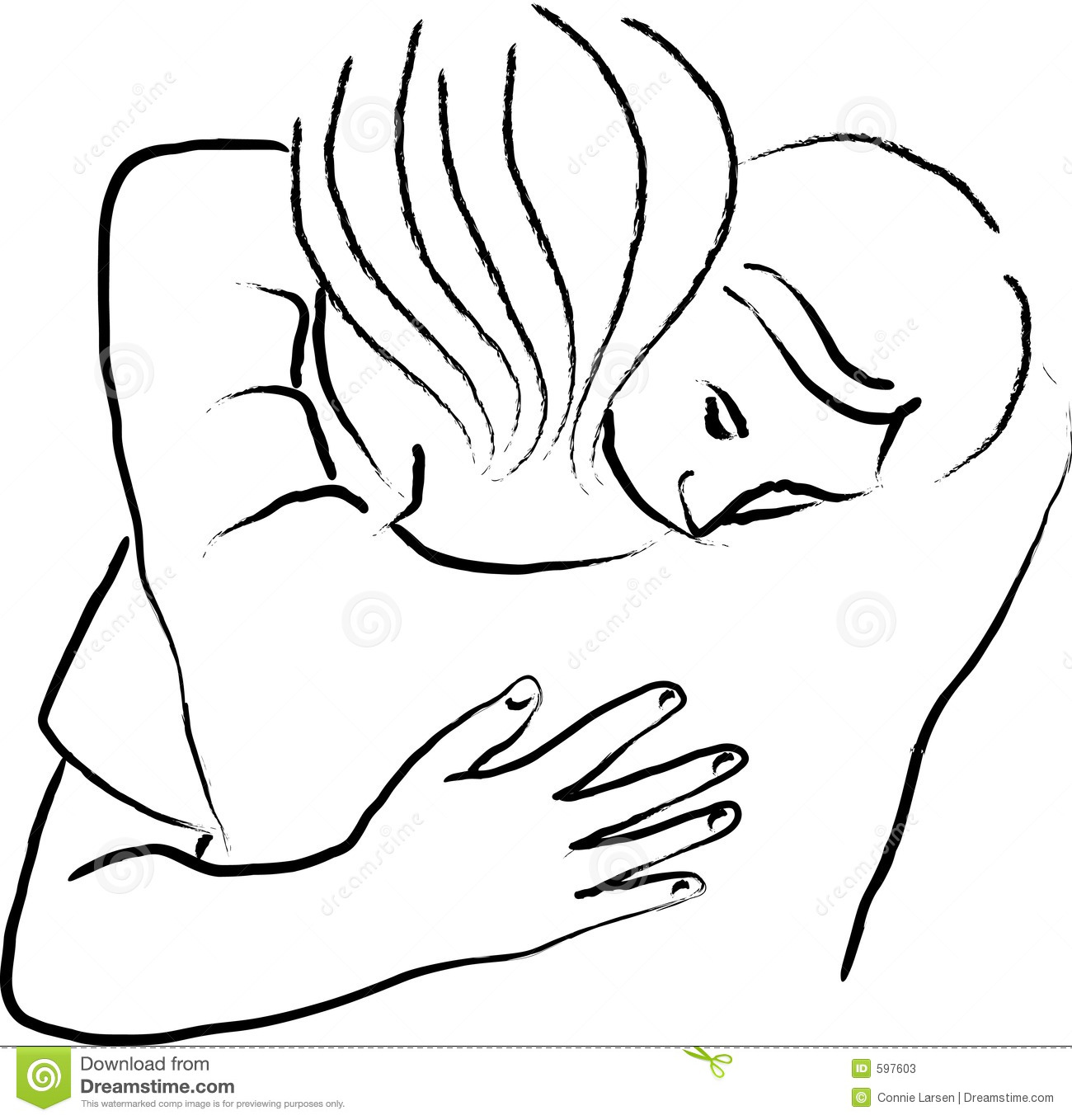 People Hugging Clipart.